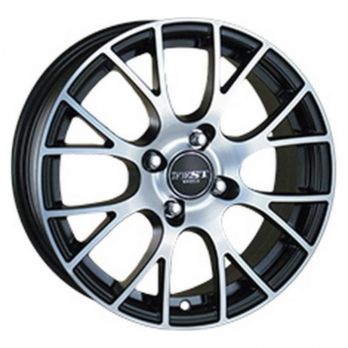 PROMA GT-mb 18x7.5" 5x114,3мм DIA 67.1мм ET 45мм алмаз / Чёрный с алмазной проточкой
