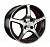 LS LS 537-mb 16x6.5" 4x108мм DIA 65.1мм ET 26мм BKF / Чёрный  глянцевый с проточкой от магазина Империя шин