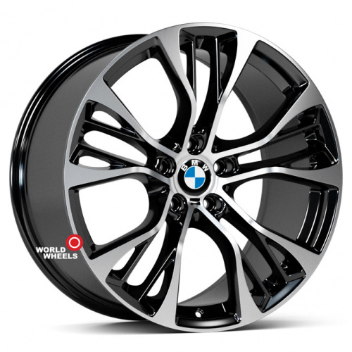 KoKo Kuture 599 OEM R20 20x10" 5x120мм DIA 74.1мм ET 40мм Black Machined (BP)