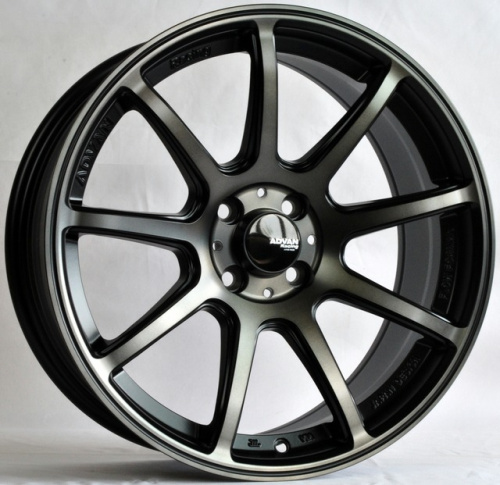 ABWheels ANZ-9024 R17 7.5J 4x98 ET30 DIA58.45 Matte BMF Black varnish
