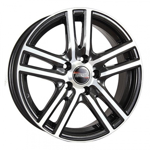 Tech Line 529-bd 15x6" 4x114,3мм DIA 67.1мм ET 38мм BD / Черный с алмазной проточкой