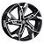 Hyundai HND387-mb 20x8.5" 5x114,3мм DIA 67.1мм ET 54мм BKF / Чёрный  глянцевый с проточкой от магазина Империя шин