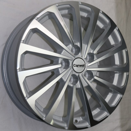 Carwel Кагра-ag 1721 (Coolray / X50) 17x6.5" 5x114,3мм DIA 54.1мм ET 45мм AGR / Графитовый с полировкой