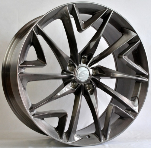 ABWheels TS-3017 R22 10J 5x120 ET40 DIA72.5 Black Brush (ковка)