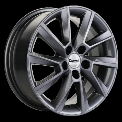 Carwel Иманта-gr 1604 (Polo / Rapid) 16x6" 5x100мм DIA 57.1мм ET 40мм GRT / Графитовый