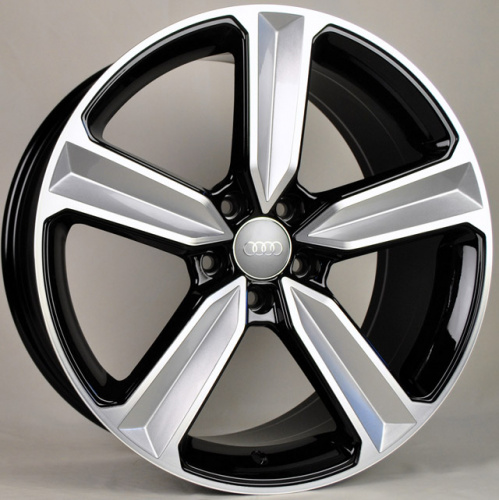 ABWheels TS-5400 R20 9J 5x112 ET30 DIA66.5 Black Miling