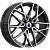 K&K KC1044-mb Вудроф 18x7" 5x115мм DIA 70.2мм ET 43мм алмаз чёрный / Чёрный с алмазной проточкой от магазина Империя шин