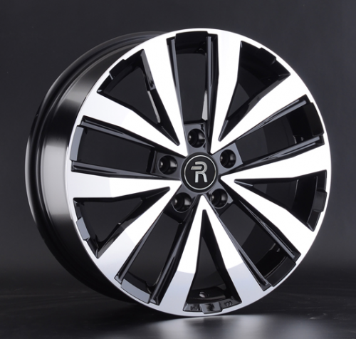 Volkswagen VV202-mb 18x7.5" 5x120мм DIA 65.1мм ET 60мм BKF / Чёрный  глянцевый с проточкой