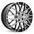 X'trike X-131-mb 17x7" 4x108мм DIA 63.4мм ET 45мм BK/FP / Чёрный с алмазной проточкой от магазина Империя шин