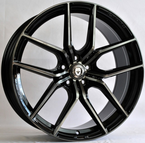 ABWheels ANZ-0466 R20 8.5J 5x108 ET40 DIA67 BMF Black varnish (Flow Forming)