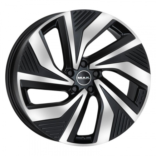 MAK Electra-mb 19x8" 5x112мм DIA 57.1мм ET 45мм Black Mirror / Чёрный с алмазной проточкой