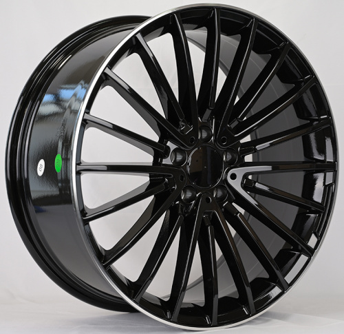 KoKo Kuture 0235 19x9.5" 5x112мм DIA 66.6мм ET 43мм Gloss Black Lip Polish задняя