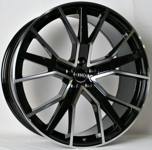 ABWheels TS-5348 R22 9.5J 5x112 ET31 DIA66.45 Clear Cloat gloss