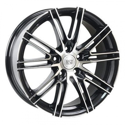RST R187-bd (Coolray) 17x7" 5x114,3мм DIA 54.1мм ET 45мм BD / Черный с алмазной проточкой