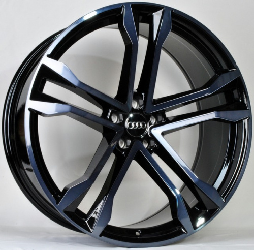 ABWheels TS-5512 R22 9.5J 5x112 ET20 DIA66.45 BMF Dark V