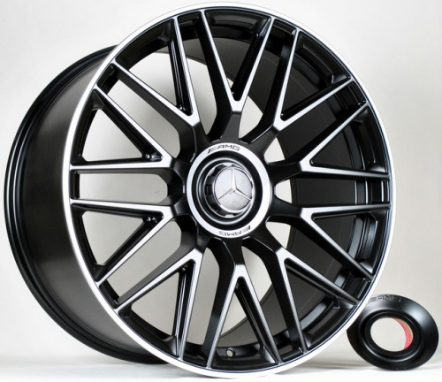 ABWheels ZB-1766 (F) R22 10J 5x112 ET45 DIA66.45 MattBMachinedLipp