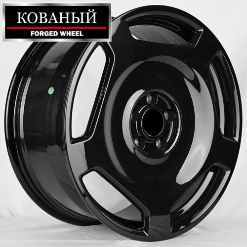 KoKo Kuture 055 20x8.5" 5х112 DIA 66.56мм ET 36мм Gloss Black Diamond (передняя ось)