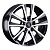 Volkswagen VV96-mb 17x7" 5x120мм DIA 65.1мм ET 55мм BKF / Чёрный  глянцевый с проточкой от магазина Империя шин