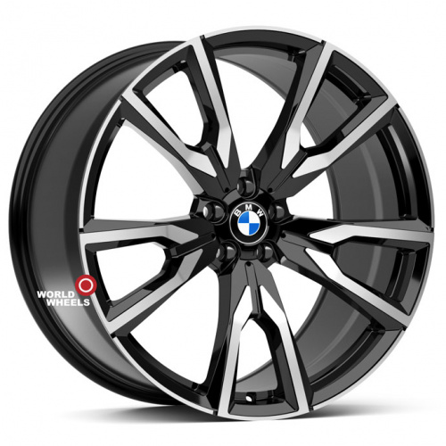 KoKo Kuture 755 OEM Forged R22 22x10.5" 5x112мм DIA 66.6мм ET 40мм Black Machined (BP)